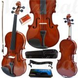 Stromberg Tam Boy Parlak Keman - 4/4 Yetişkin Kemanı Yastık Hediyeli