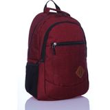 Strong Bag Çok Gözlü Geniş Hacimli Terletmeyen Ortopedik Sırt Destekli Lise Ortaokul Ilkokul Çantası 103 - Bordo