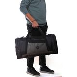 Strong Bag Kumaş Seyahat Valizi Spor Hastane Asker Çantası El Ve Omuz Çantası Hostes Valiz - Gri