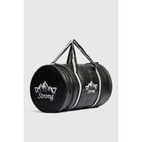 Strong Bag Silindir Spor ve Seyahat Çantası , Gym Antrenman Fitness Çantası SL01 - One Size - Siyah