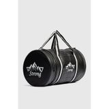 Strong Bag Silindir Spor Ve Seyahat Çantası , Gym Antrenman Fitness Çantası Sl01 Siyah Siyah