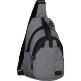 Strong Bag Strong Çapraz Askılı Göğüs ve Sırt Çantası, Günlük Body Bag Çanta - Gri