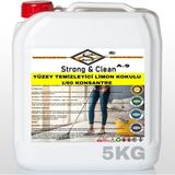 Strong & Clean Yüzey Temizleyici Konsantre 1/60 Limon Kokusu 5kg - 5 kg