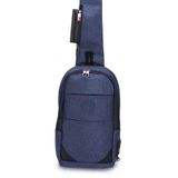 Strong Kulaklık Çıkışlı Tek Kol Göğüs ve Sırt Çantası ,çapraz Çanta Body Bag TK02 - Lacivert