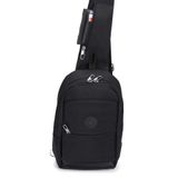 STRONG Kulaklık Çıkışlı Tek Kol Göğüs ve Sırt Çantası,Çapraz Çanta Body Bag TK01 SİYAH