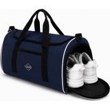 Strong Önü Cepli Ayakkabı Bölmeli Geniş Bavul Seyahat Gym Fitness El ve Spor Çantası - One Size - Lacivert