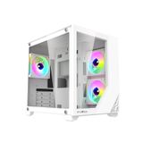 Strong Shadow White 3x 120mm ARGB mATX Gaming Bilgisayar Kasası (Powersız)