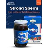 Strong Sperm Erkeklere Özel Hurma Özlü Macun 460 g İncir ve Hurma Özleri İçeren Besleyici Takviye