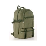 Strong Unisex Kanvas Kumaş Laptop Bölmeli Outdoor Sırt Çantası Dağcı Sırt Çantası Escp01 Haki Yeşil