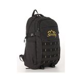 Strong Unisex Kanvas Kumaş Laptop Bölmeli Outdoor Sırt Çantası Dağcı Sırt Çantası Siyah