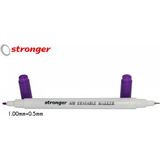 Stronger Çift Başlı Mor Hava Ile Uçan Kalem 0,5mm+ 1.0mm