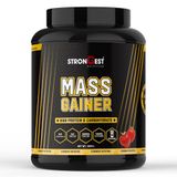 STRONGEST Mass Gainer Çilek Aromalı 1600 Gr Protein Tozu