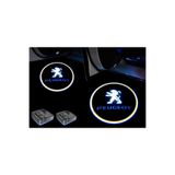 Strongmotors Peugeot Araçlar Için Pilli Yapıştırmalı Kapı Altı Led Logo