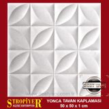 Stropiyer Tavan Kaplama Yonca Modeli , 10 M2 = 40 Ad.
