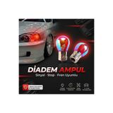 STS Oto Aksesuar 12 Volt P21W 21W 93 Tek Duy Diadem Ampul (2 Adet) – Araç Stop, Sinyal ve Park Ampulü
