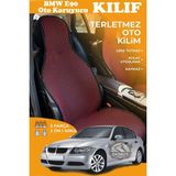 STS Oto Aksesuar Bmw E90 Uyumlu Kırmızı Prestij Serisi Dokuma Kumaş Oto Koltuk Kılıfı Ön Tam Arka Alt
