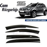STS Oto Aksesuar Cam Rüzgarlığı Dacia Duster 2010-2017 Arası Mügen Tip Piano Black