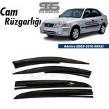 STS Oto Aksesuar Cam Rüzgarlığı Hyundai Admire 2003-2010 Arası Mügen Tip Piano Black