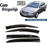 STS Oto Aksesuar Cam Rüzgarlığı Opel Vectra C 2002-2009 Arası Mügen Tip Piano Black