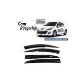 STS Oto Aksesuar Cam Rüzgarlığı Peugeot 207 2006-2012 Arası Mügen Tip Piano Black