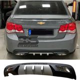 STS Oto Aksesuar Chevrolet Cruze Difüzör Arka Tampon Eki 2 Egzoz Çıkışlı Gri