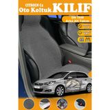 STS Oto Aksesuar Citroen C4 Uyumlu Siyah Prestij Serisi Dokuma Kumaş Oto Koltuk Kılıfı Ön Tam Arka Alt