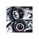 STS Oto Aksesuar Far içi Kristal Angel Turuncu Beyaz Halka Far Ledi 80mm