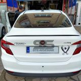Sts Oto Aksesuar Fiat Egea, Bagaj Üstü Slim Spoiler, Parlak Siyah, Piano Black
