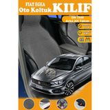 STS Oto Aksesuar Fiat Egea Uyumlu Siyah Prestij Serisi Dokuma Kumaş Oto Koltuk Kılıfı Ön Tam Arka Alt