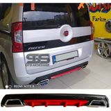 STS Oto Aksesuar Fiat Fiorino Difüzör Arka Tampon Eki 2 Egzoz Çıkışlı Kırmızı Lüx Tip