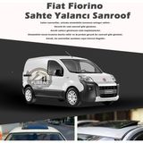 STS Oto Aksesuar Fiat Fiorino Parlak Siyah Yalancı Çakma Sahte Sunroof
