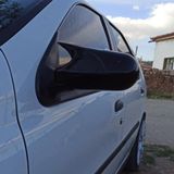 Sts Oto Aksesuar Fiat Palio 2003-2009 Uyumlu Batman Yarasa Ayna Kapagi Piano Black Abs Plastik