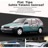 STS Oto Aksesuar Fiat Tipo Parlak Siyah Yalancı Çakma Sahte Sunroof