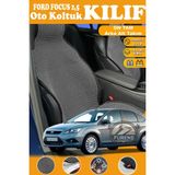 STS Oto Aksesuar Ford Focus 2,5 Uyumlu Siyah Prestij Serisi Dokuma Kumaş Oto Koltuk Kılıfı Ön Tam Arka Alt
