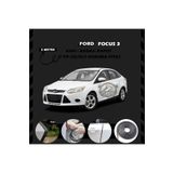 STS Oto Aksesuar Ford Focus 3 Oto Araç Kapı Koruma Fitili 5metre Parlak Siyah Renk