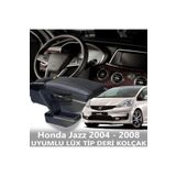 STS Oto Aksesuar Honda Jazz 2004 - 2008 Uyumlu Premium Deri Kol Dayama Kolçak Lüx Tip