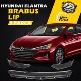 STS Oto Aksesuar Hyundai Elantra 2020 Uyumlu Brabus Ön Lip 3 Parça Kanatlı Lip