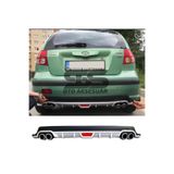 STS Oto Aksesuar Hyundai Getz Difüzör Arka Tampon Eki 4 Egzoz Çıkışlı Gri