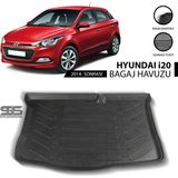 STS Oto Aksesuar Hyundai I20 3D Bagaj Havuzu 2014 Sonrası Araca Özel - Karbon