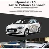 STS Oto Aksesuar Hyundai I20 Parlak Siyah Yalancı Çakma Sahte Sunroof