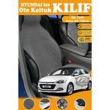 STS Oto Aksesuar Hyundai I20 Uyumlu Siyah Prestij Serisi Dokuma Kumaş Oto Koltuk Kılıfı Ön Tam Arka Alt