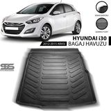 STS Oto Aksesuar Hyundai I30 Bagaj Havuzu 2012-2015 Arası Havuzlu Bagaj Paspası - Karbon