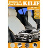 STS Oto Aksesuar Hyundai I30 Uyumlu Bej Prestij Serisi Dokuma Kumaş Oto Koltuk Kılıfı Ön Tam Arka Alt
