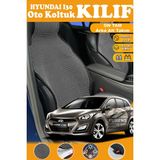 STS Oto Aksesuar Hyundai I30 Uyumlu Siyah Prestij Serisi Dokuma Kumaş Oto Koltuk Kılıfı Ön Tam Arka Alt
