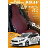 STS Oto Aksesuar Kia Ceed Uyumlu Kırmızı Prestij Serisi Dokuma Kumaş Oto Koltuk Kılıfı Ön Tam Arka Alt