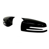 Sts Oto Aksesuar Mercedes Benz W176 2012-2018 Batman Yarasa Ayna Kapağı Piano Black Abs Plastik