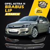 STS Oto Aksesuar Opel Astra H 2009-2014 Uyumlu Brabus Ön Lip 3 Parça Kanatlı Lip