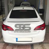 Sts Oto Aksesuar Opel Astra J Sedan Kasa Bagaj Üstü Slim Spoiler (Piano Black) Parlak Siyah