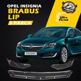STS Oto Aksesuar Opel Insignia A 2008-2017 Uyumlu Brabus Ön Lip 3 Parça Kanatlı Lip