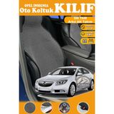 STS Oto Aksesuar Opel Insignia Uyumlu Siyah Prestij Serisi Dokuma Kumaş Oto Koltuk Kılıfı Ön Tam Arka Alt